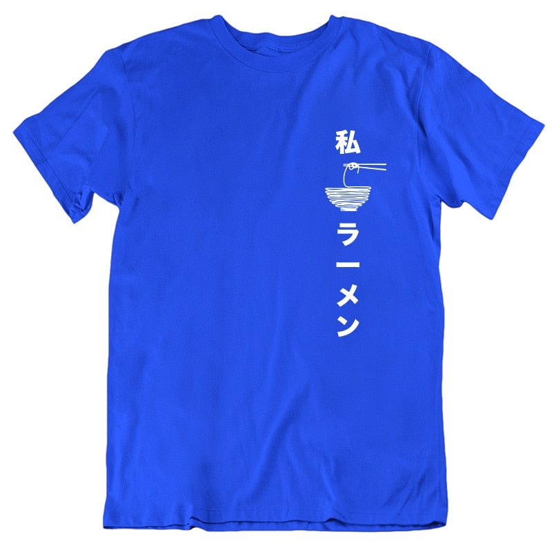 T-Shirt Japonais Oversize Imprimé
