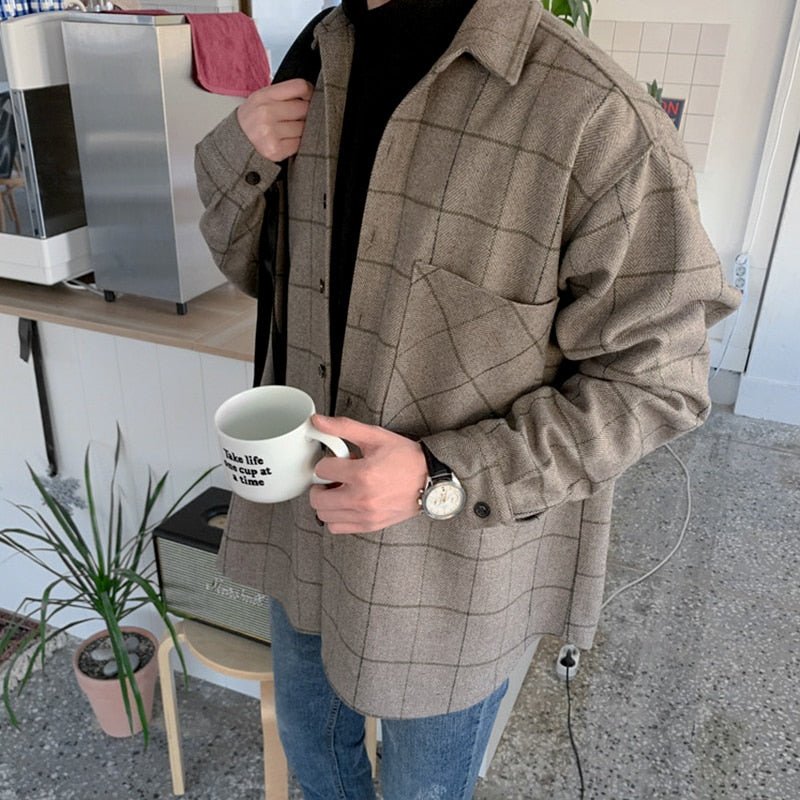 Veste A Carreau Homme