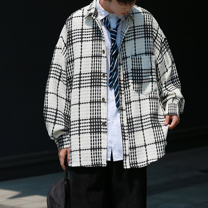 Veste à Carreau Homme