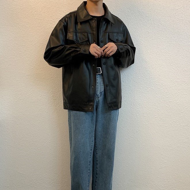 Veste En Cuir Pour Homme