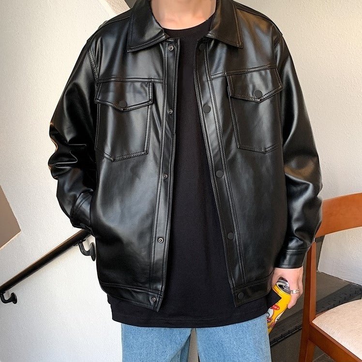 Veste En Cuir Pour Homme