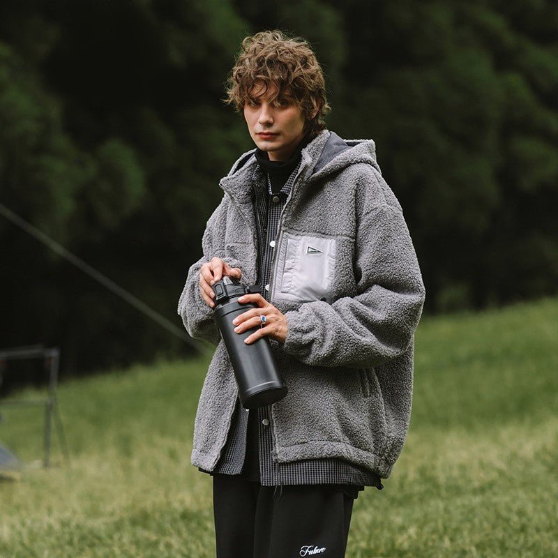 Veste Polaire Avec Capuche Homme - Main Image