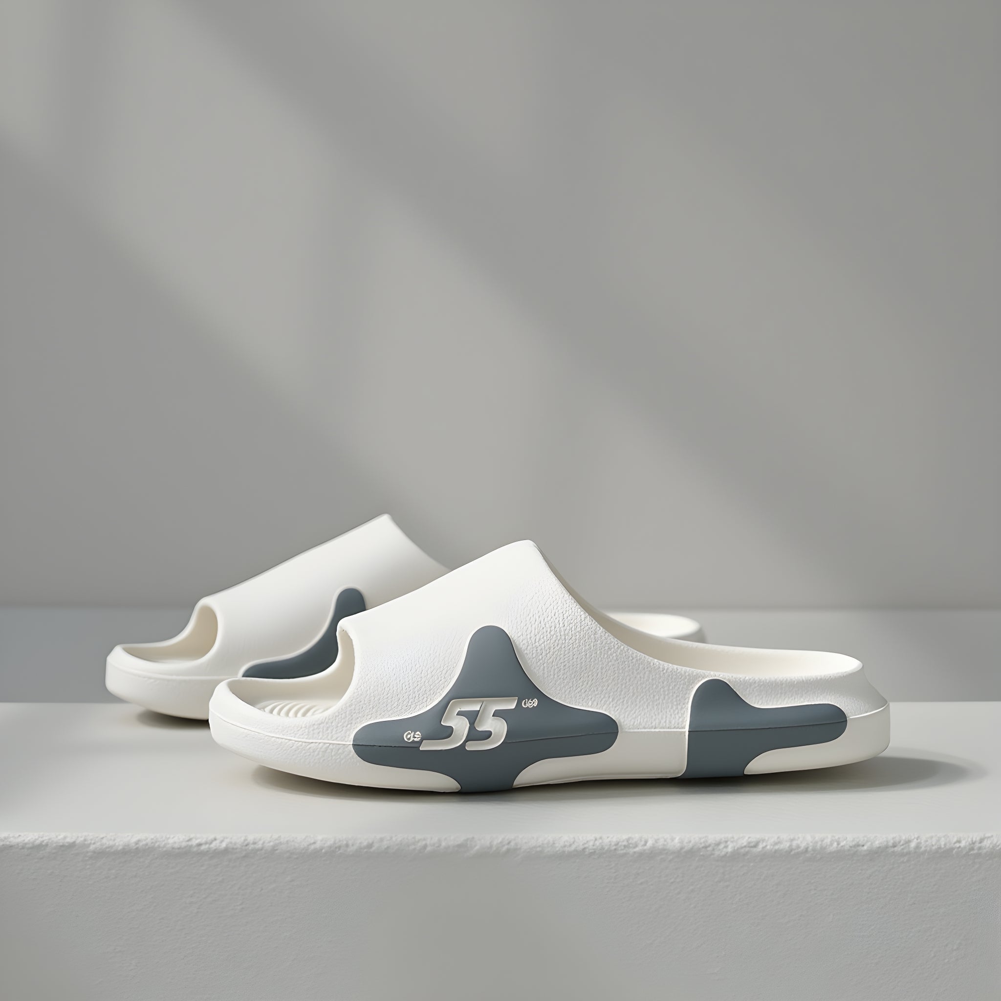 Claquette Homme Gris