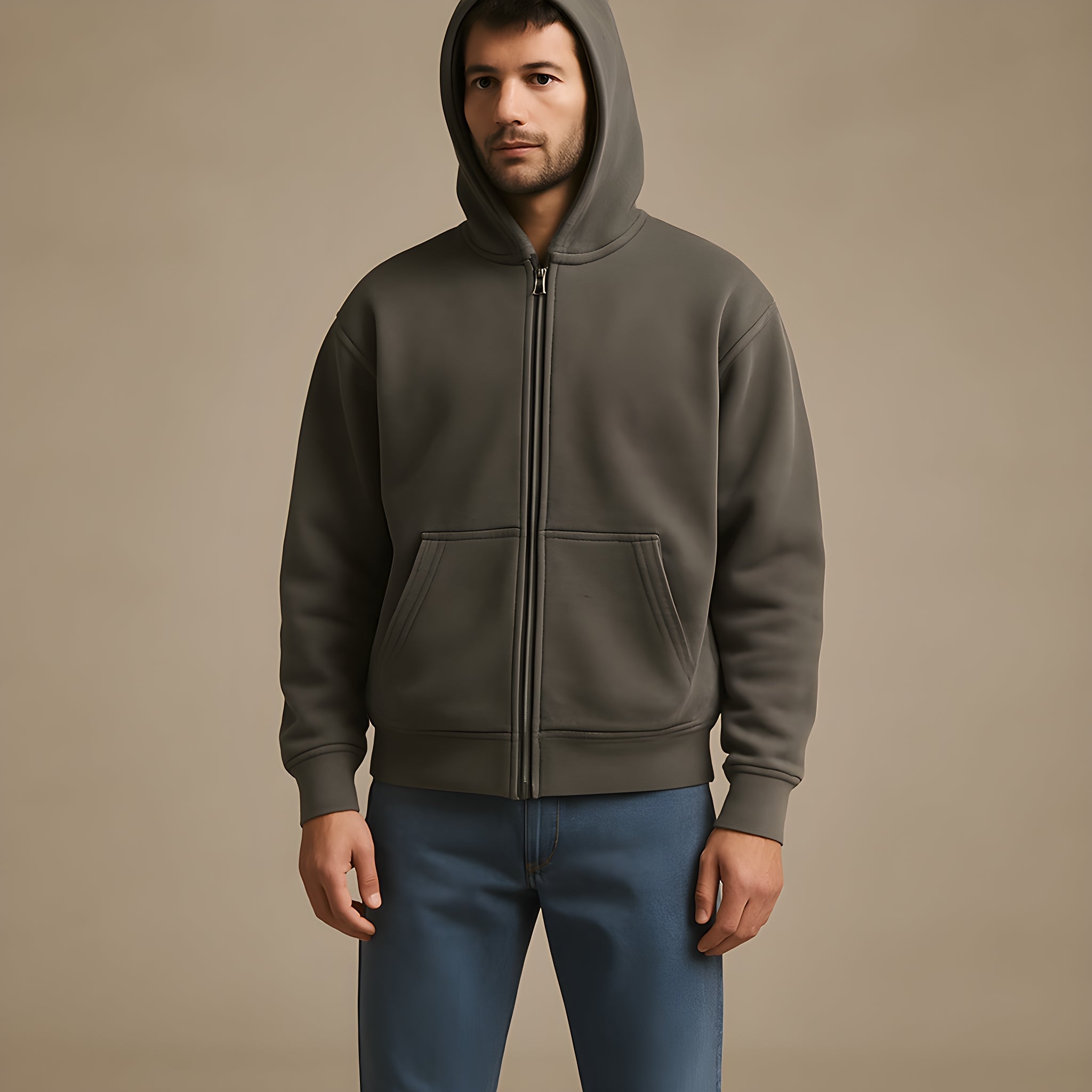 Hoodie Vintage Zipper