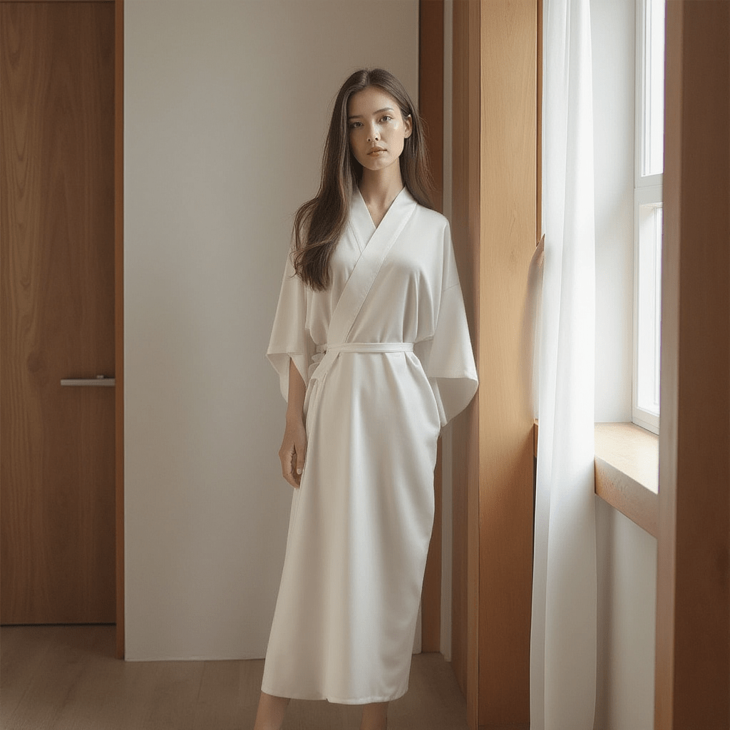 Kimono Japonais Blanc