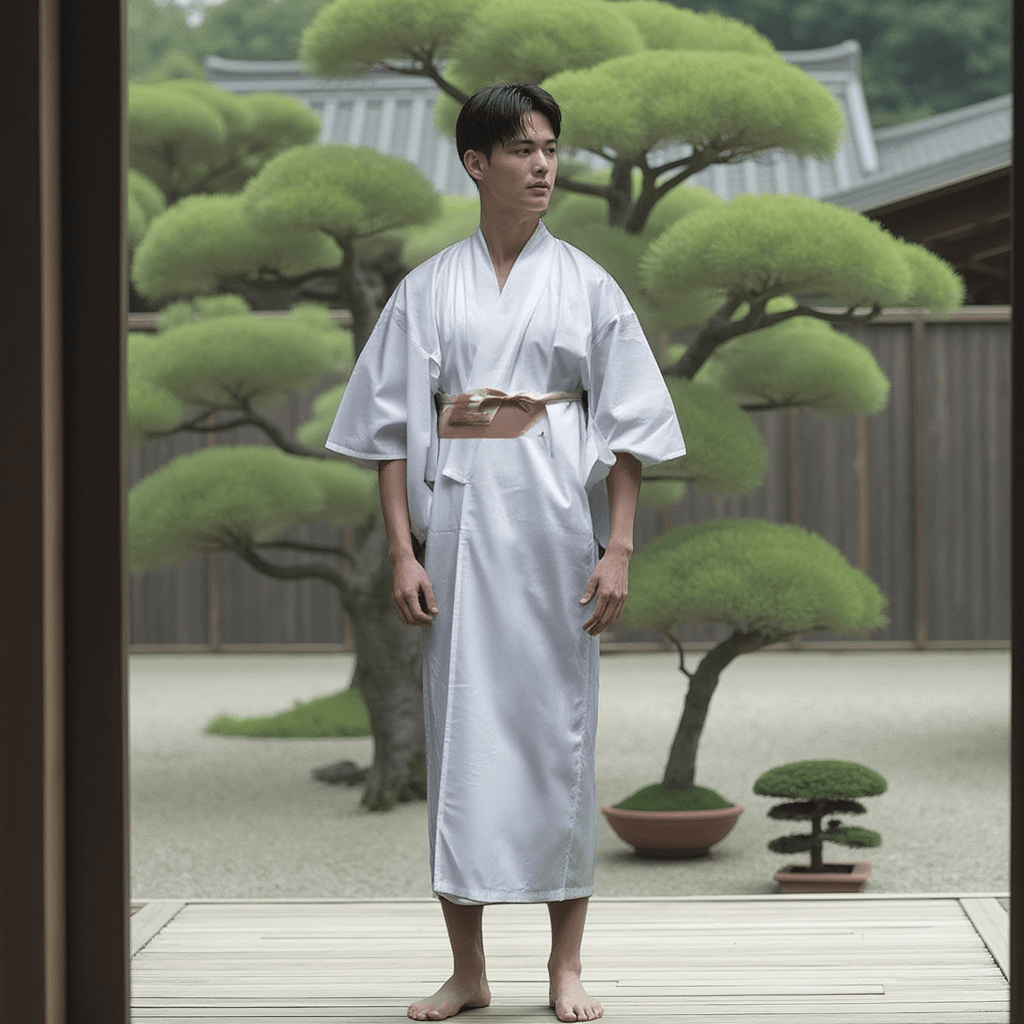Kimono Japonais Homme D'Été