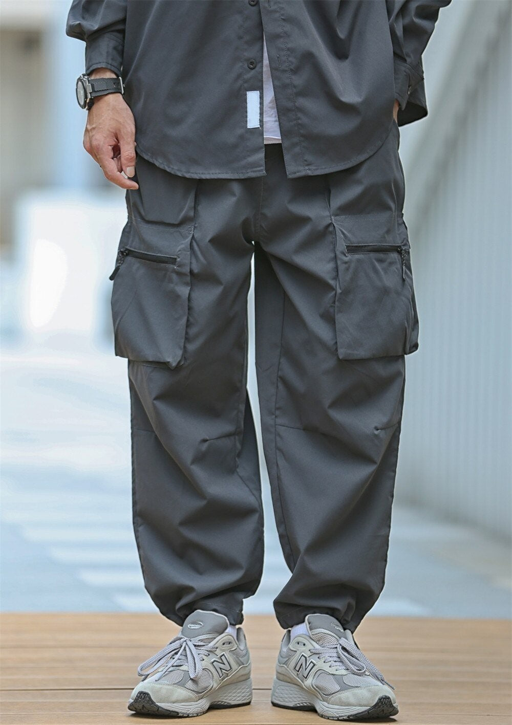 Pantalon Gris Pour Homme