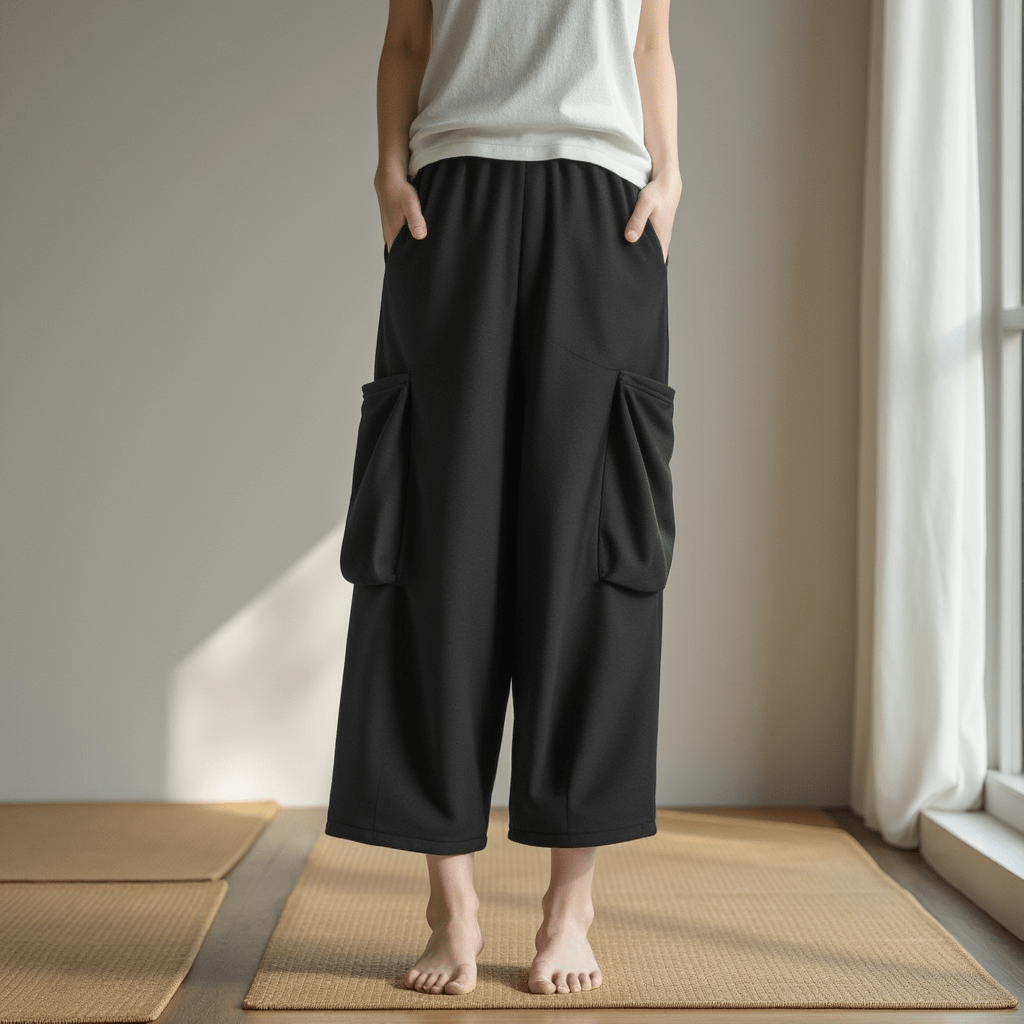 Pantalon Large Style Japonais