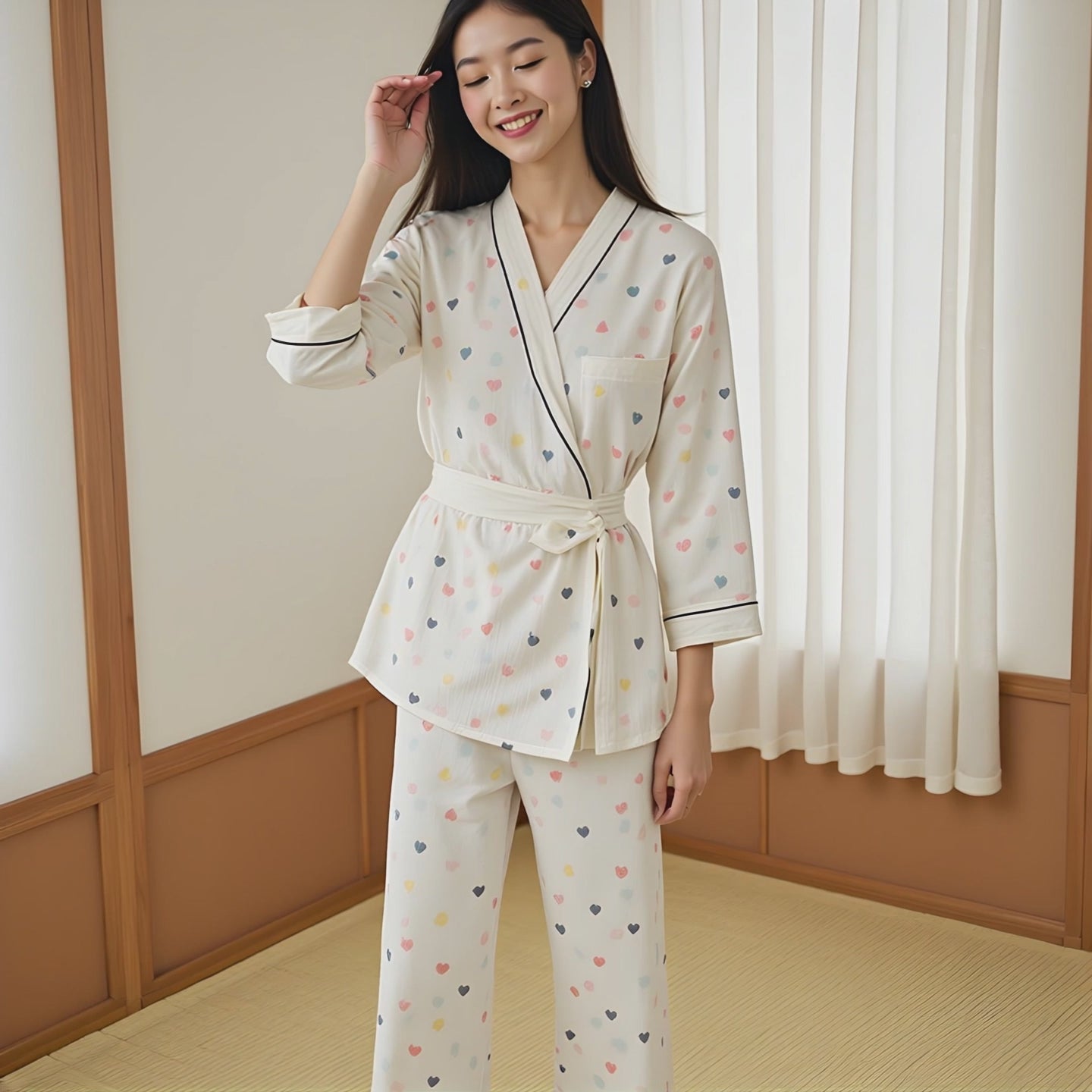 Ensemble Pyjama Femme Kimono