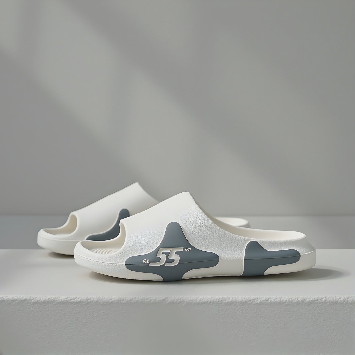 Claquette Homme Gris