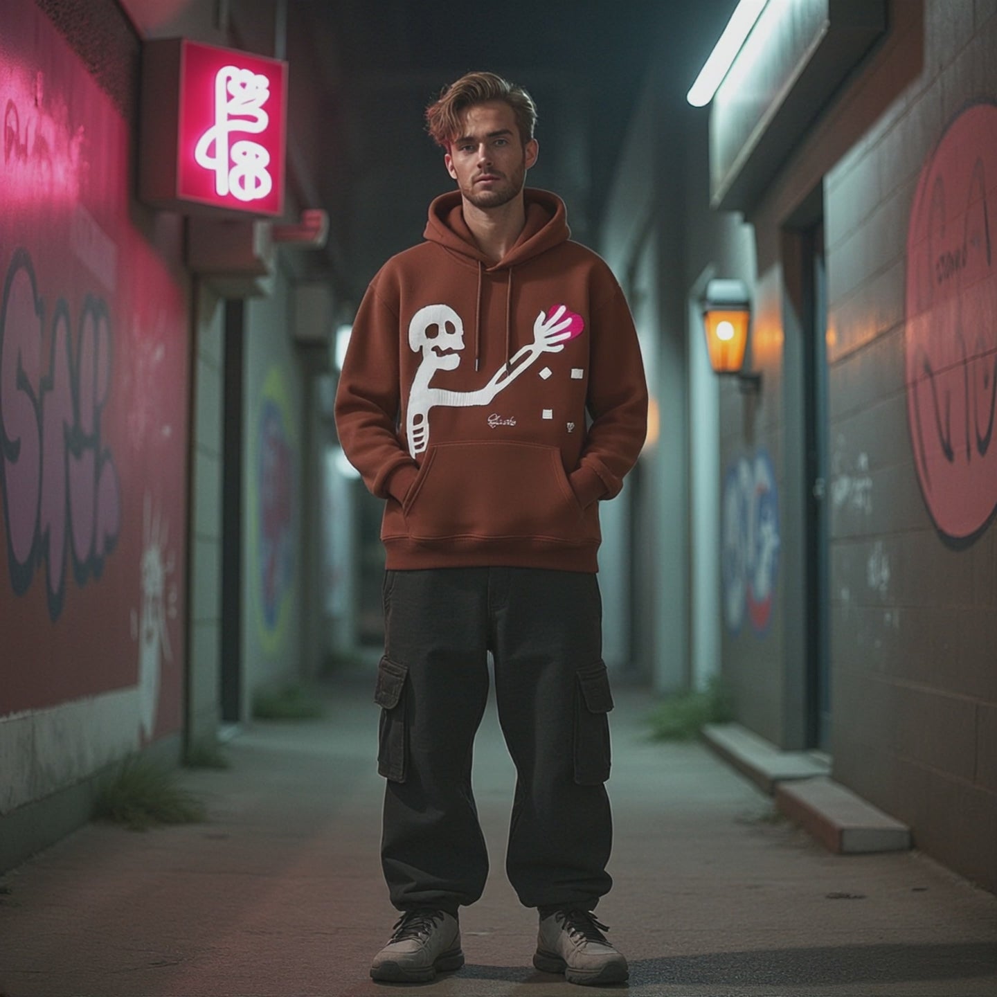Sweat Squelette Homme