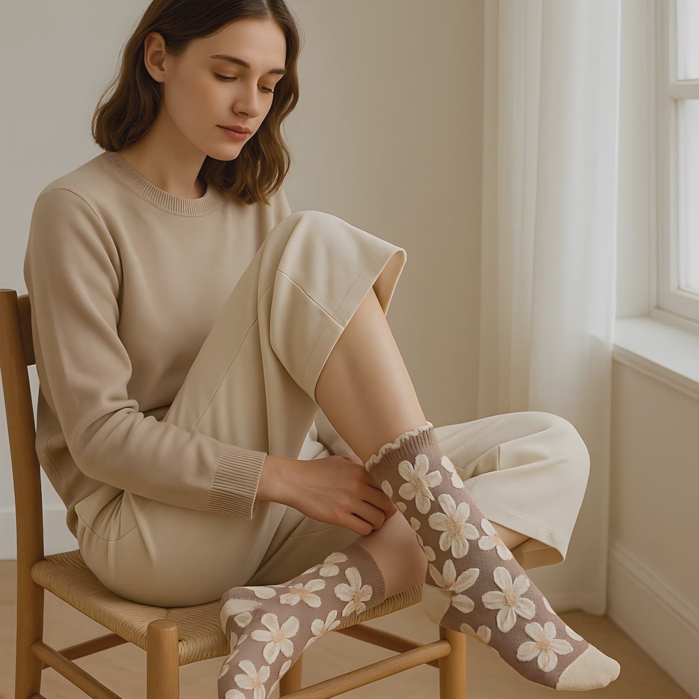 Chaussette Vintage Femme