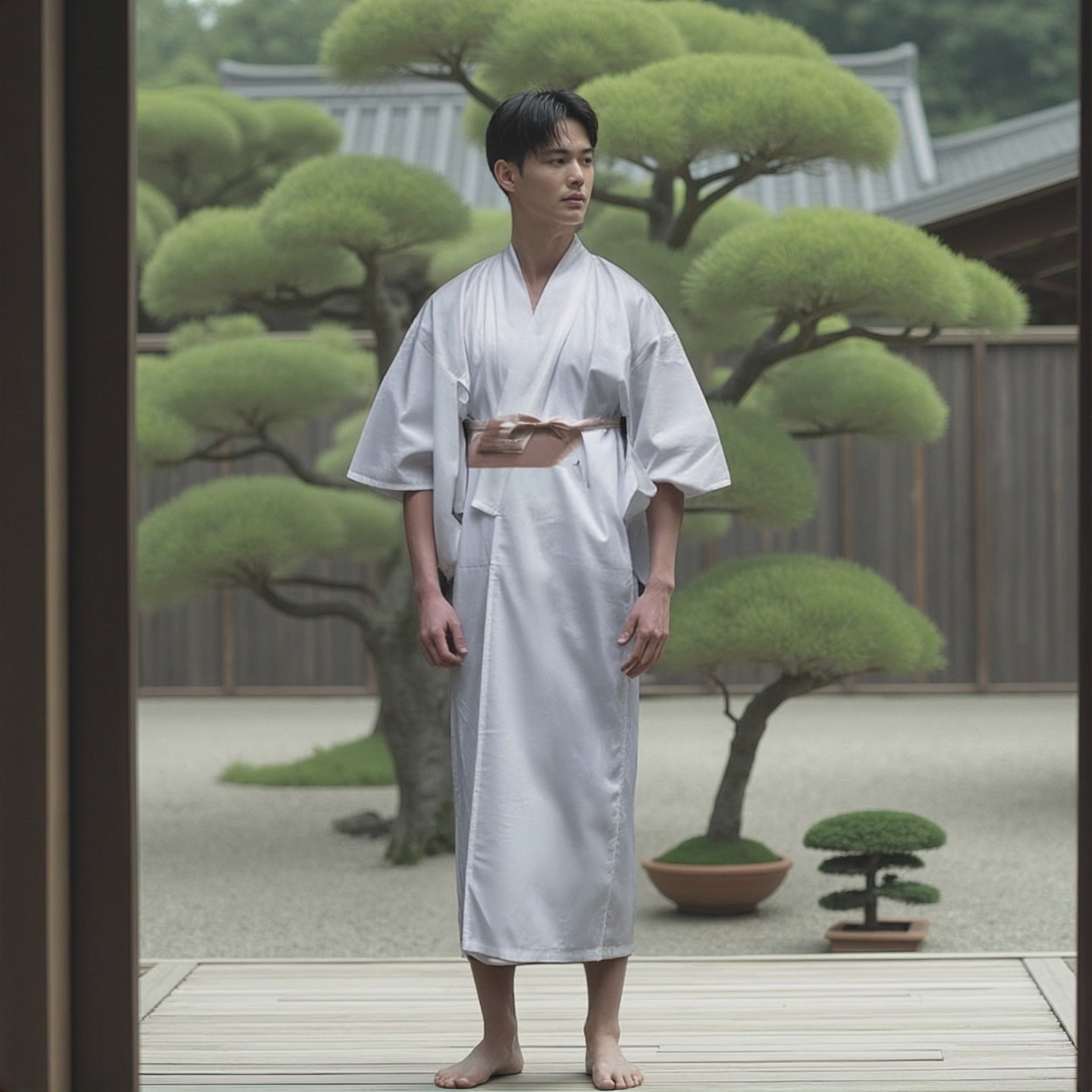Kimono Japonais Homme D'Été