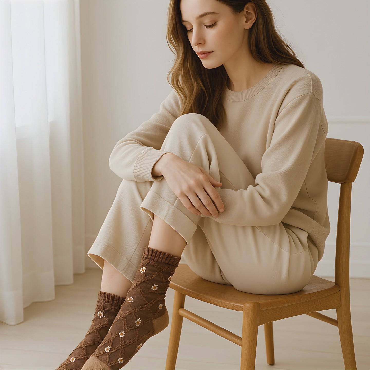 Chaussette Vintage Femme