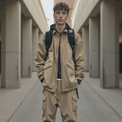 Veste Streetwear Beige