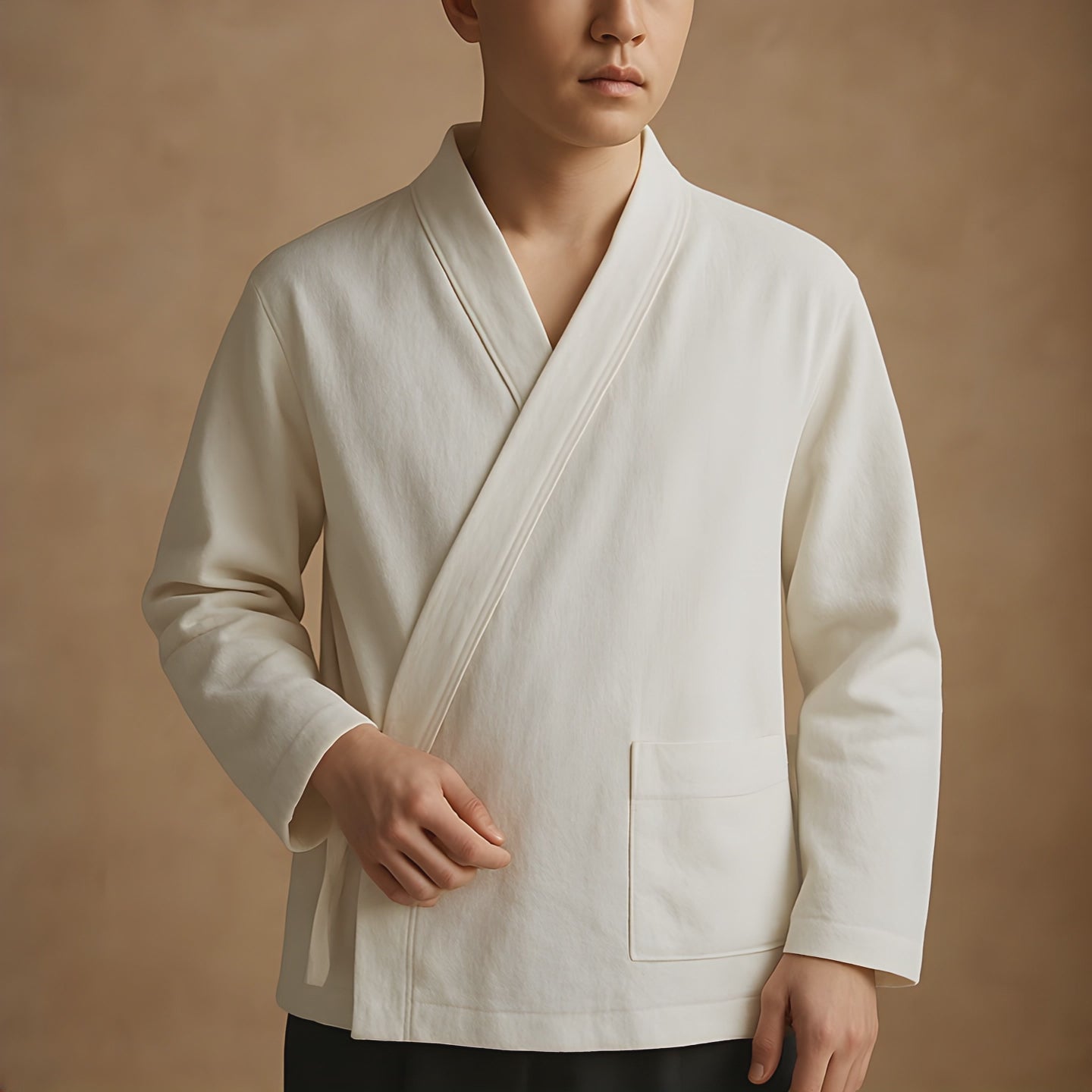 Veste Kimono Japonais - Uni