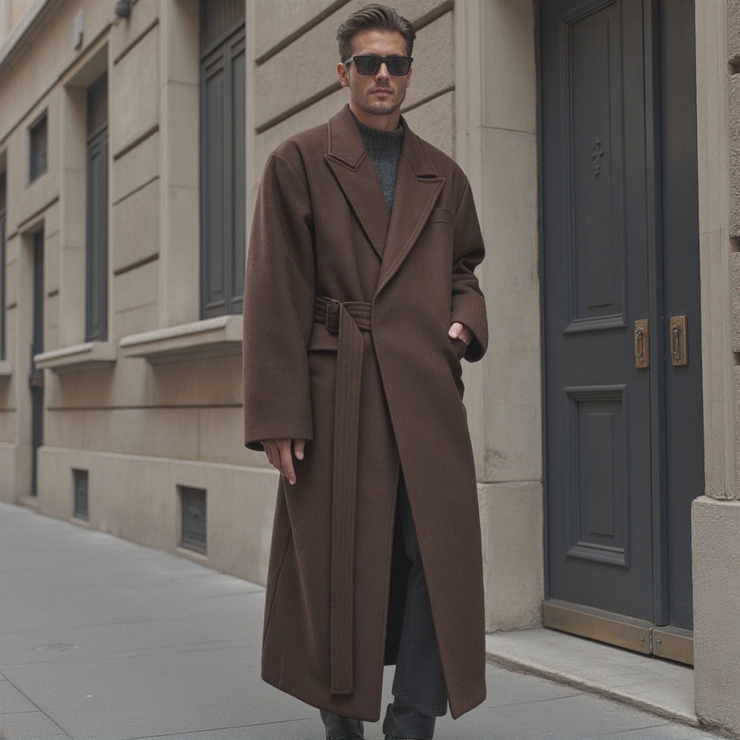 Manteau Long Homme