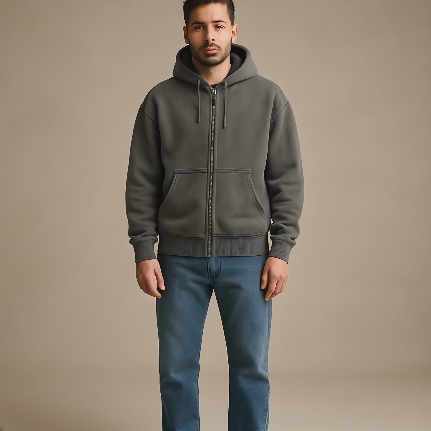 Hoodie Vintage Zipper
