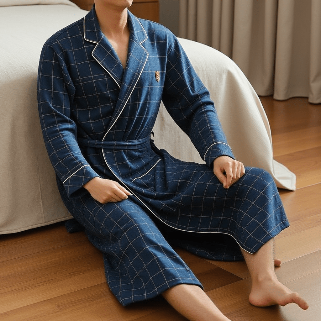 Pyjama pour homme - Ensemble peignoir, Noir , 3XL Pyjama pour homme - Ensemble peignoir, Noir , 3XL
