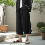 Short Japonais En Lin