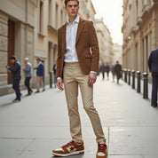 Sneakers Marron Homme