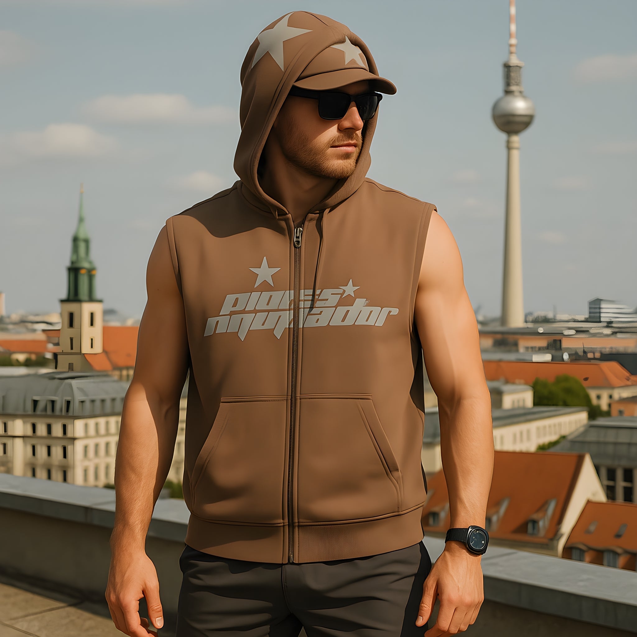Sweat Sans Manche Homme