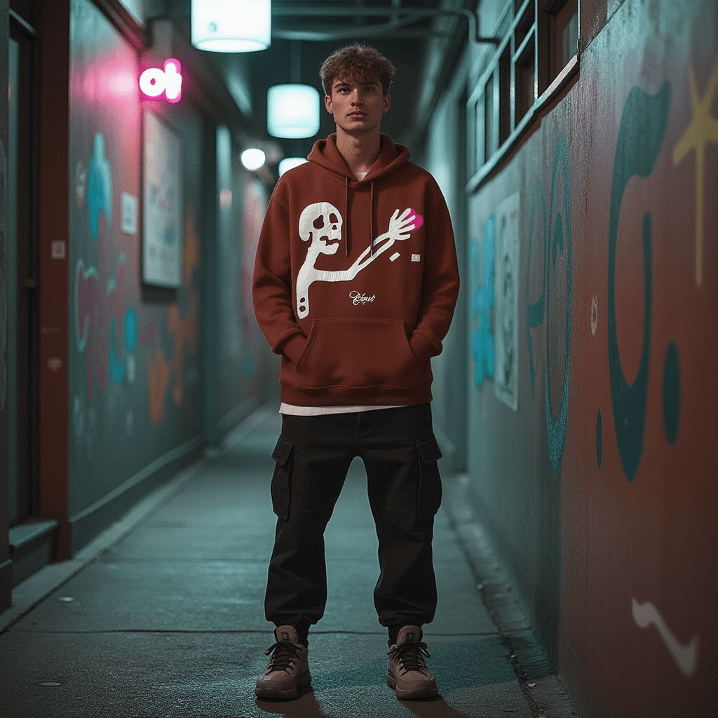 Sweat Squelette Homme