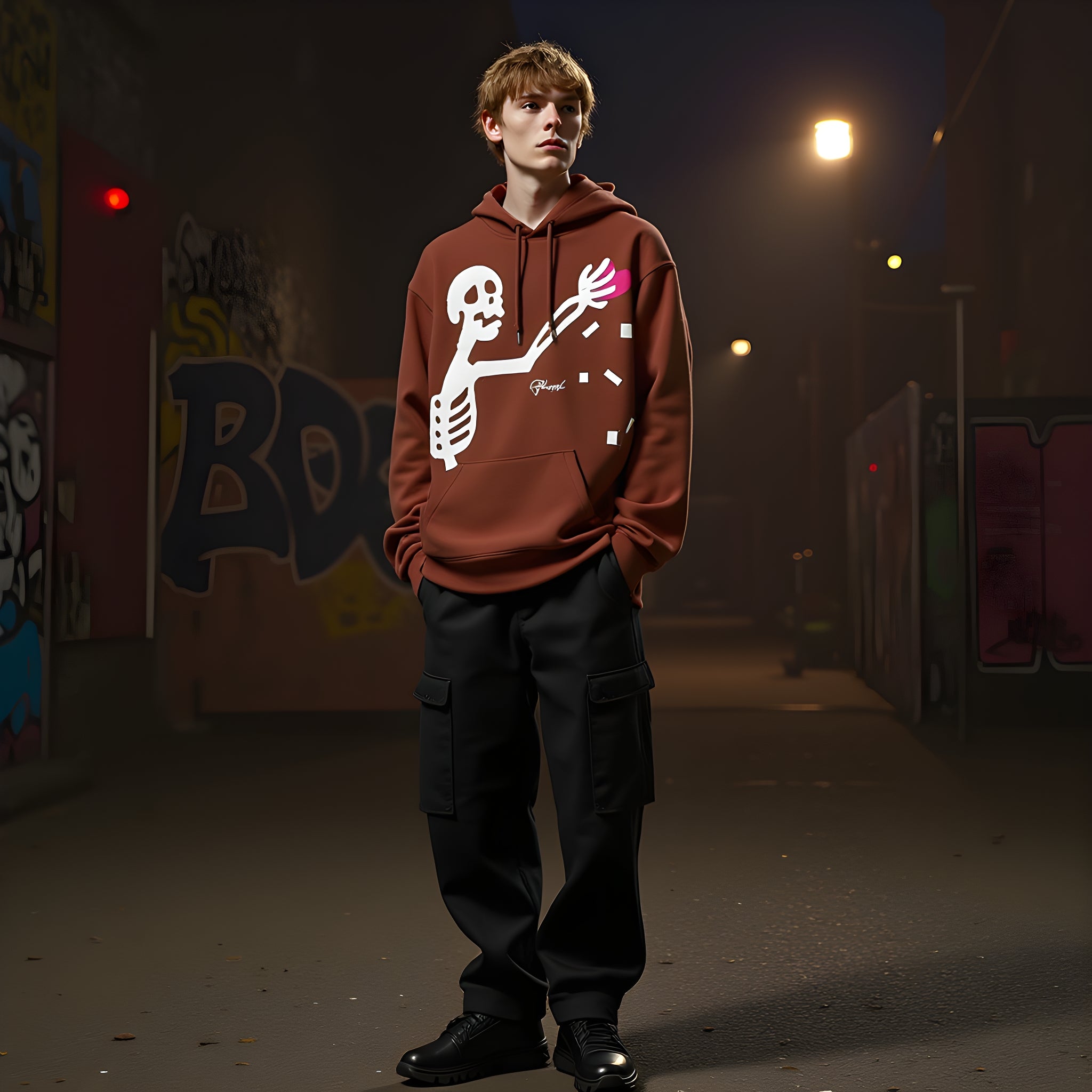 Sweat Squelette Homme
