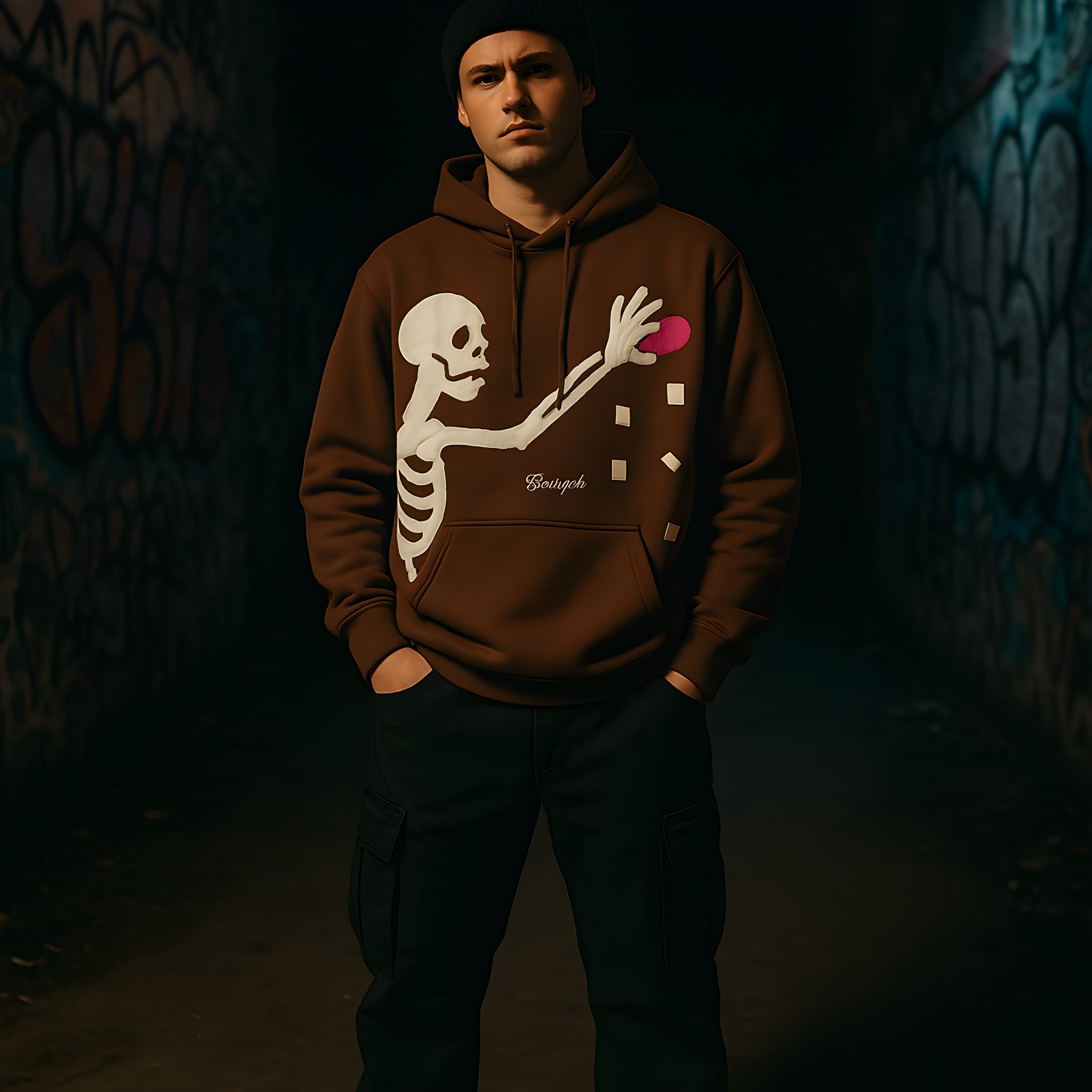 Sweat Squelette Homme