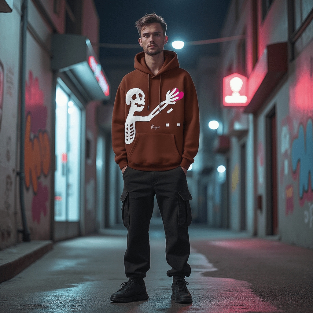 Sweat Squelette Homme