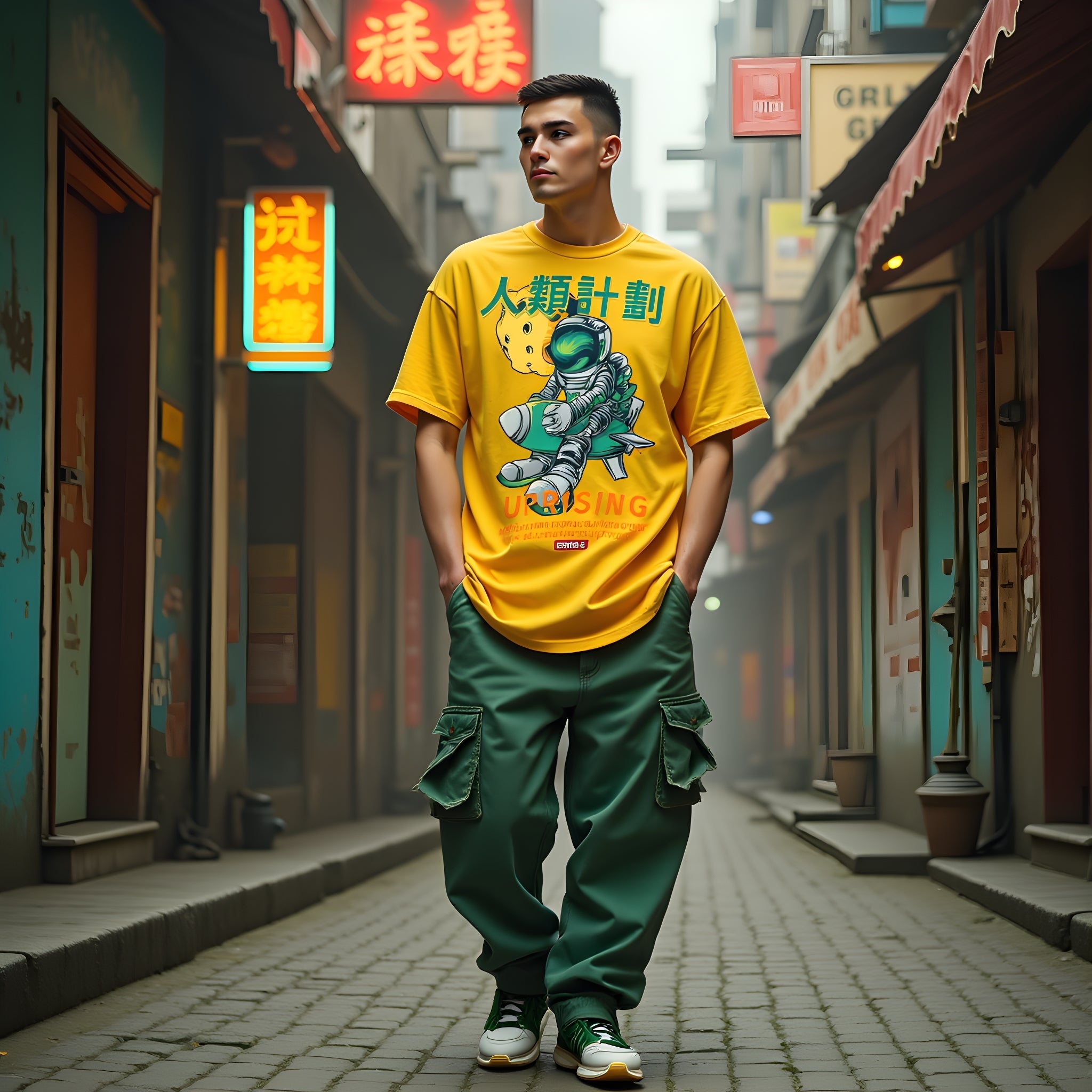 T-Shirt Streetwear - Asiatique