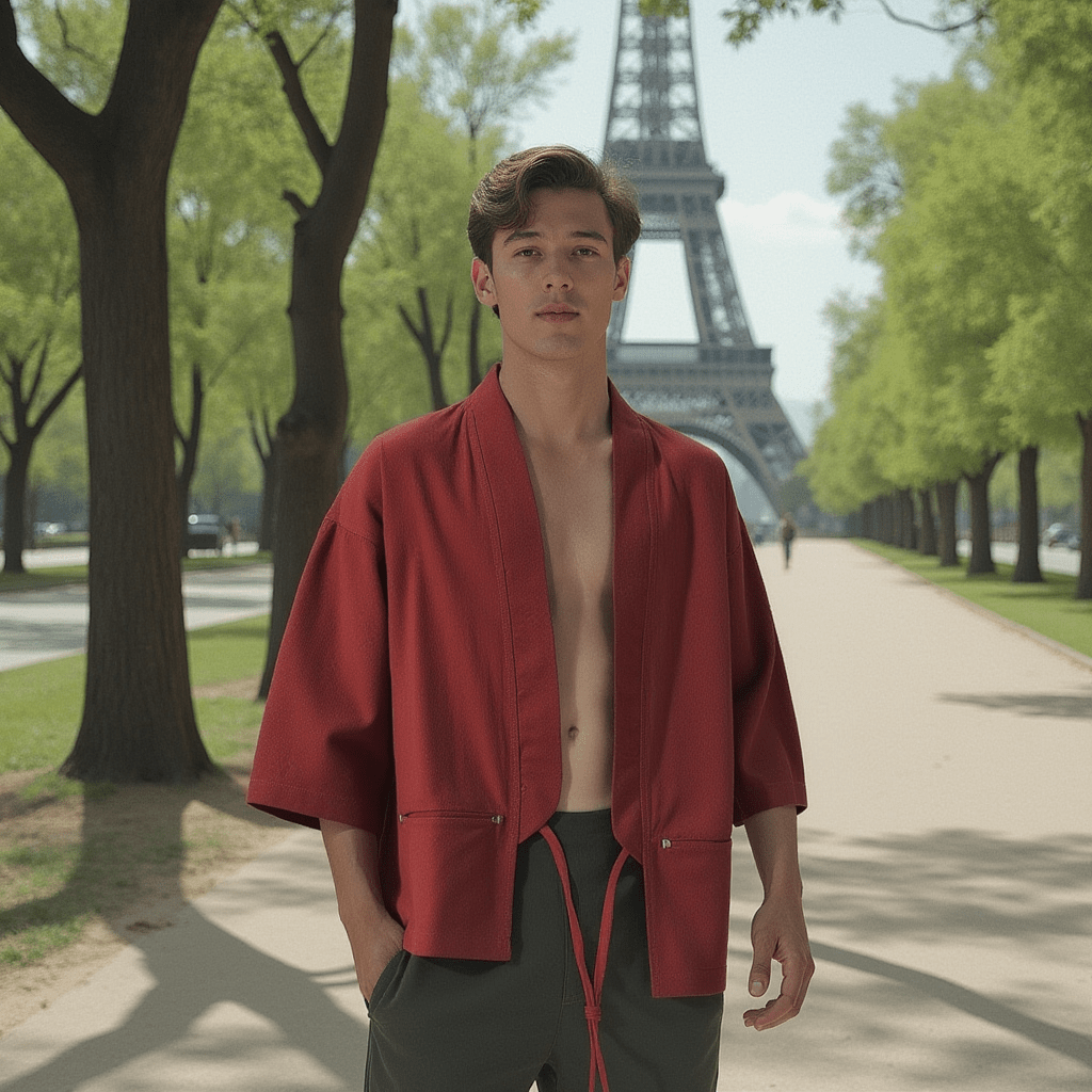Veste Kimono Homme Japonais