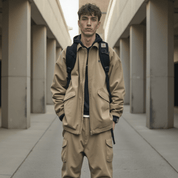 Veste Streetwear Beige