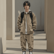 Veste Streetwear Beige