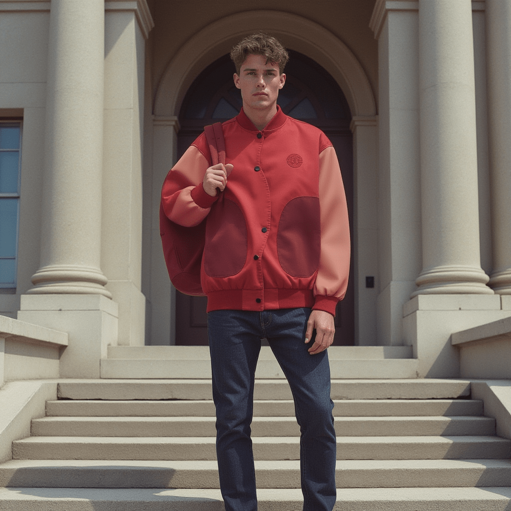 Veste Universitaire Rouge