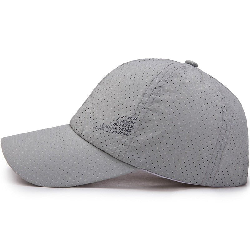 Casquette Snapback US Open Bleu Royal Et Gris Oie – Ajustable Et Respirante Pour Homme