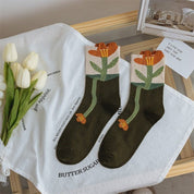 Chaussettes Fleurs