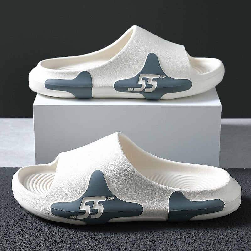Claquette Homme Gris