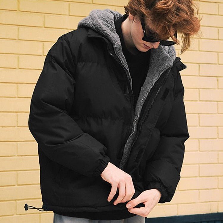 Doudoune Courte Noir Homme