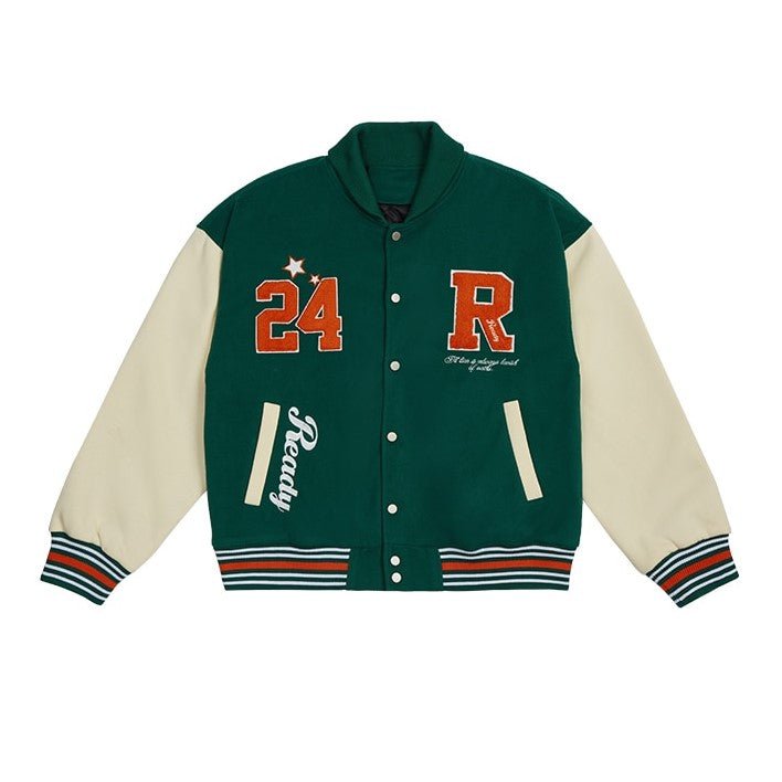 Jacket Varsity Verte