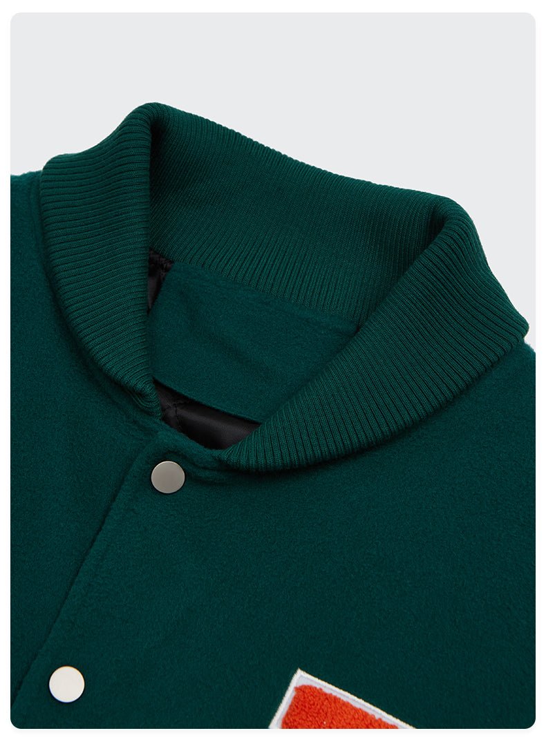 Jacket Varsity Verte