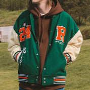 Jacket Varsity Verte