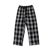 Pantalon à Carreau Noir