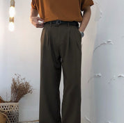 Pantalon Noir Vintage