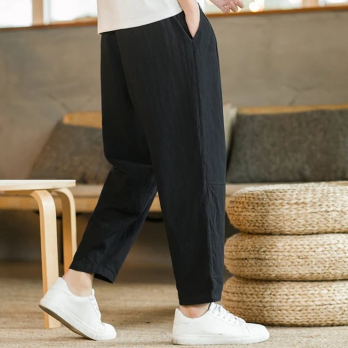 Pantalon Style Japonais Homme