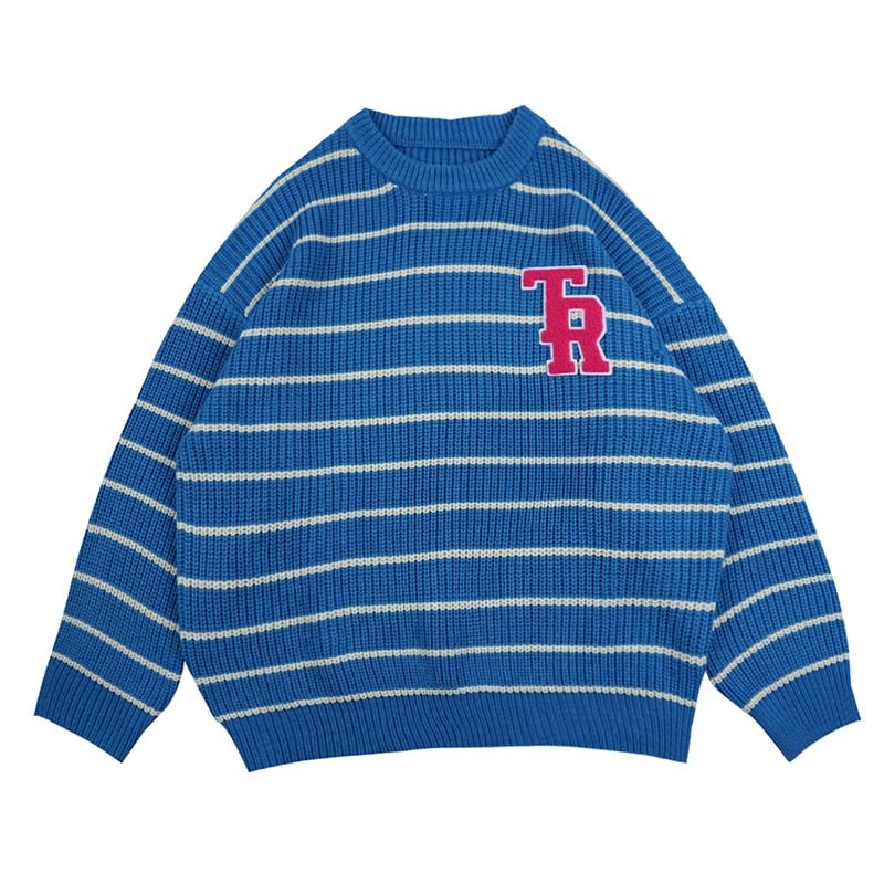 Pull décontracté à col rond en coton majoritaire - rose cristal Pull décontracté à col rond en coton majoritaire - rose cristal