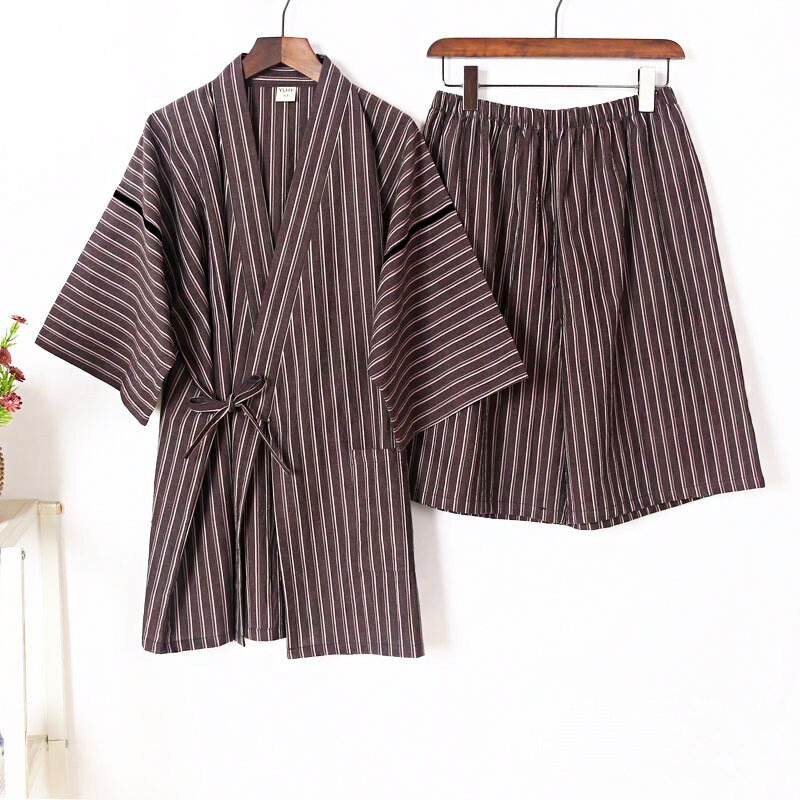 Pyjama Japonais Homme | Rayure