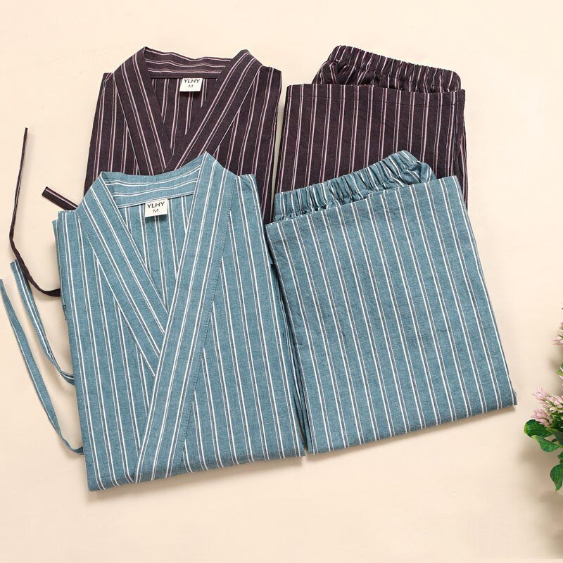 Pyjama Japonais Homme | Rayure