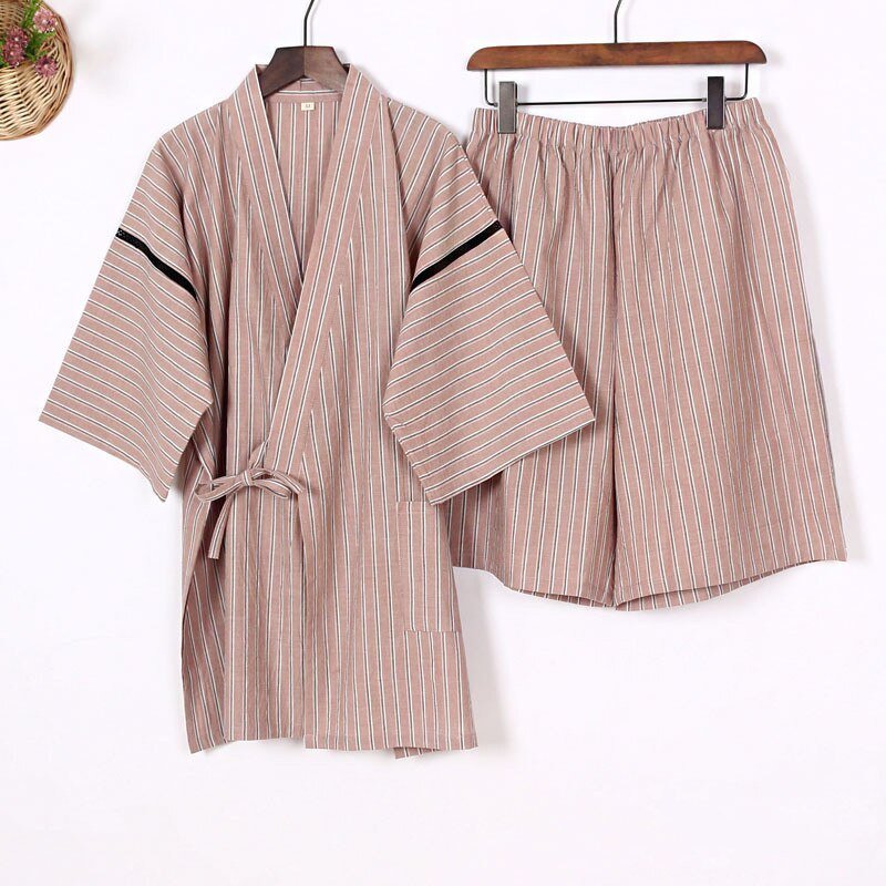 Pyjama Japonais Homme | Rayure