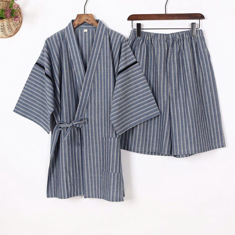 Pyjama Japonais Homme | Rayure